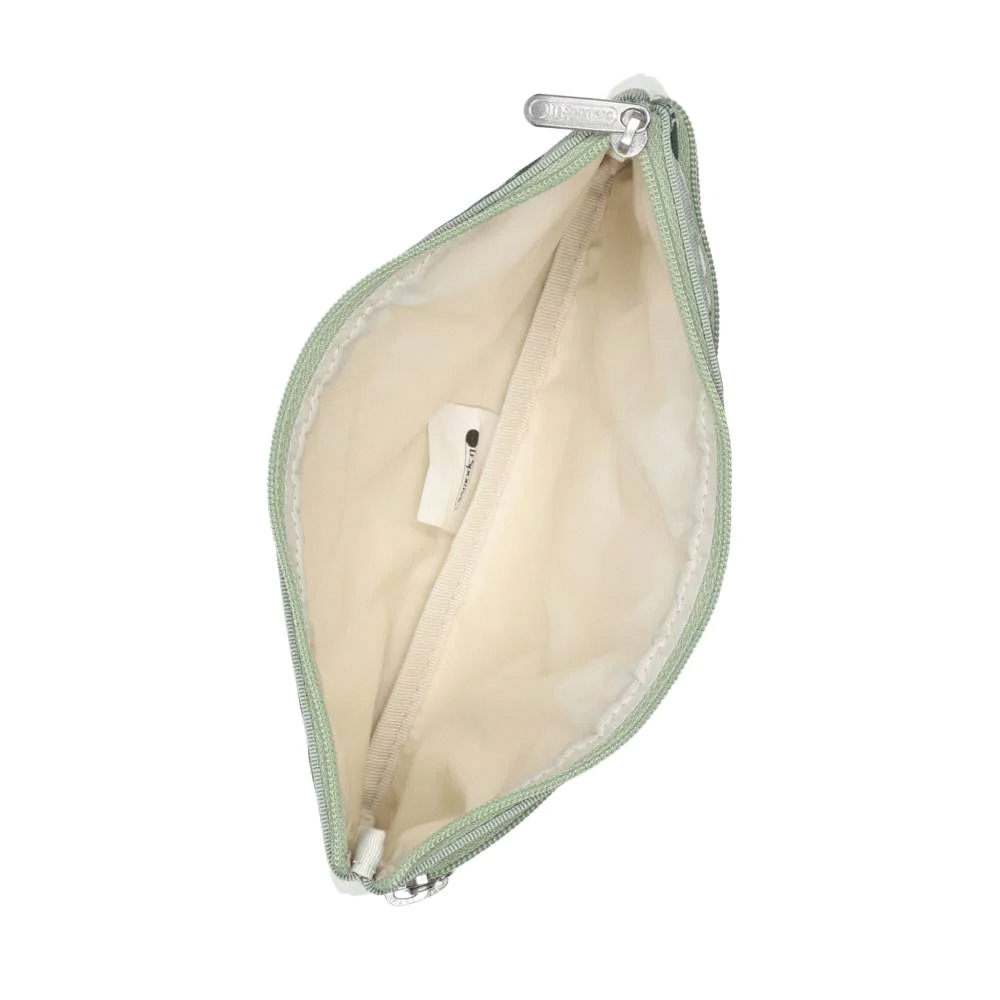 Lesportsac 3-Zip Cosmetic 三層拉鍊化妝包 收納包 盥洗包 女包 男包(盛夏草原), , large
