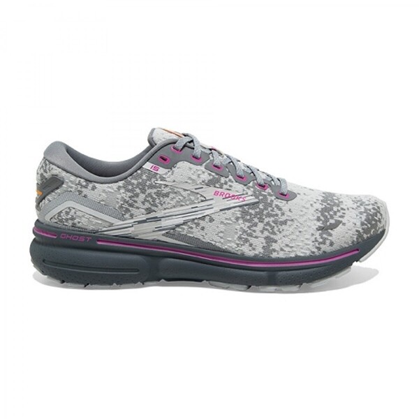 Brooks Ghost 15 男 慢跑鞋 運動 路跑 避震緩衝象限 數位迷彩限定款 灰 紫 [1103931D147], , large