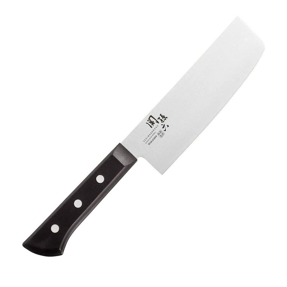 【日本貝印KAI】日本製 若竹名刀 關孫六 料理刀 廚房刀 不鏽鋼刀-16.5cm(菜刀), , large
