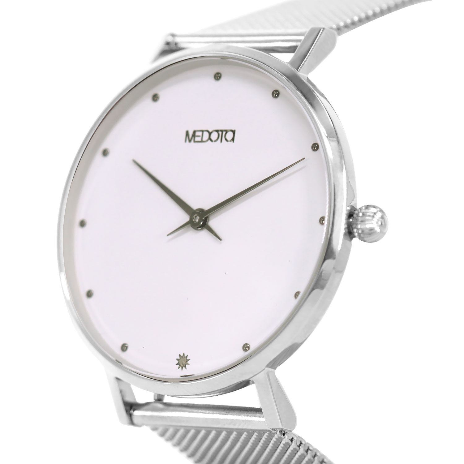 [MEDOTA] CHICA minimalist color collection ladies watch-Silver / CH-9407, , large