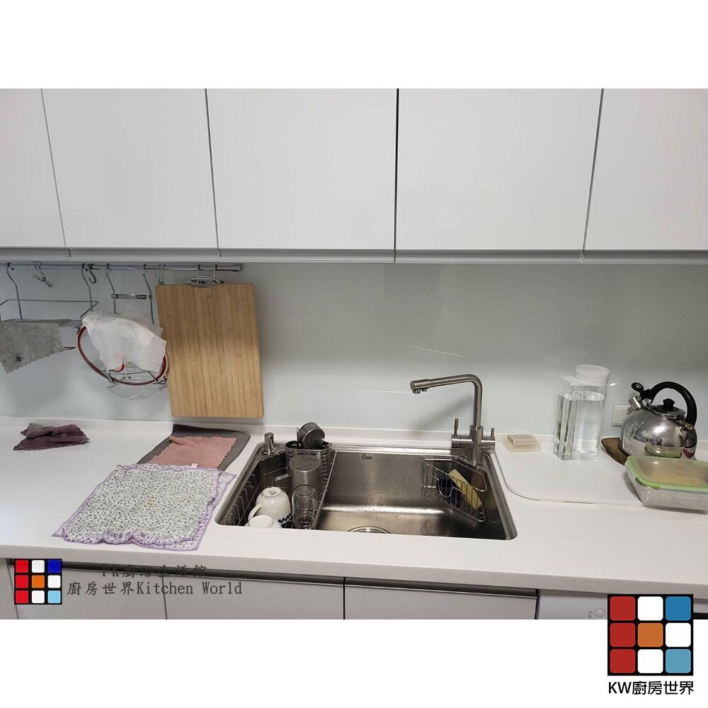 【KW廚房世界】系統廚具 廚房設計 客製化 廚櫃 工廠直營 L字型流理台 林內牌 瓦斯爐 排油煙機 BOSCH 洗碗機, , large