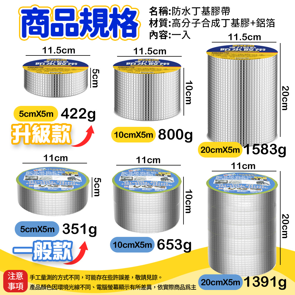 【咪咪購物】幫家適 丁基膠帶 20CMX5M 升級款X1捲, , large