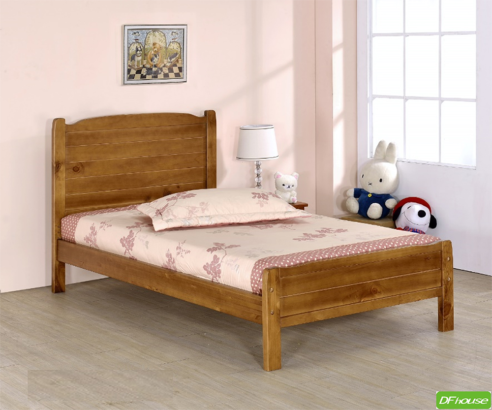 solid wood bed frame, , large