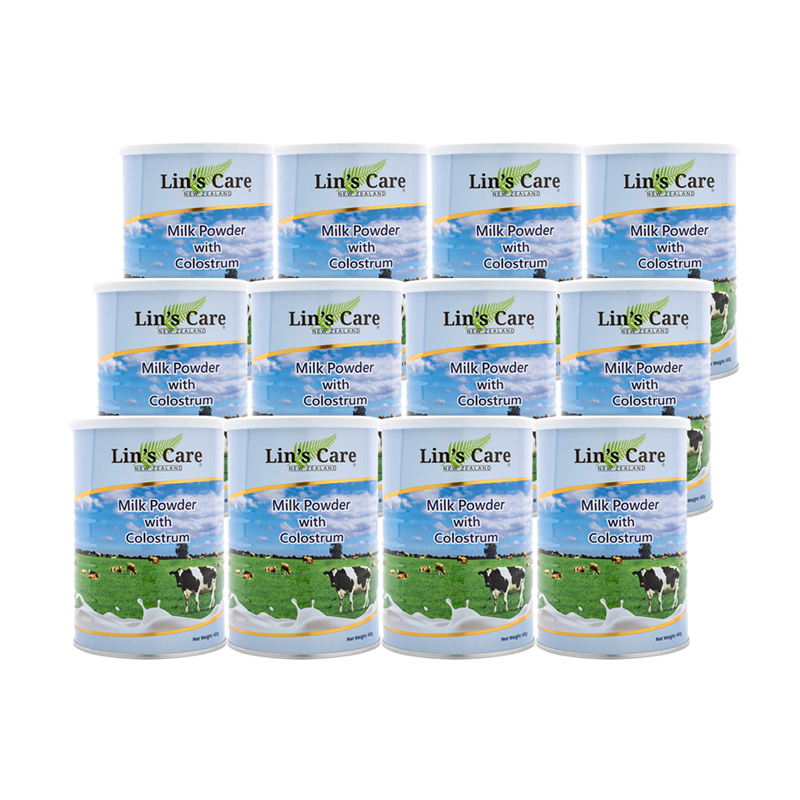 【千歲本舖】紐西蘭Lin&rsquo;s Care 高優質牛初乳奶粉 12入組, , large