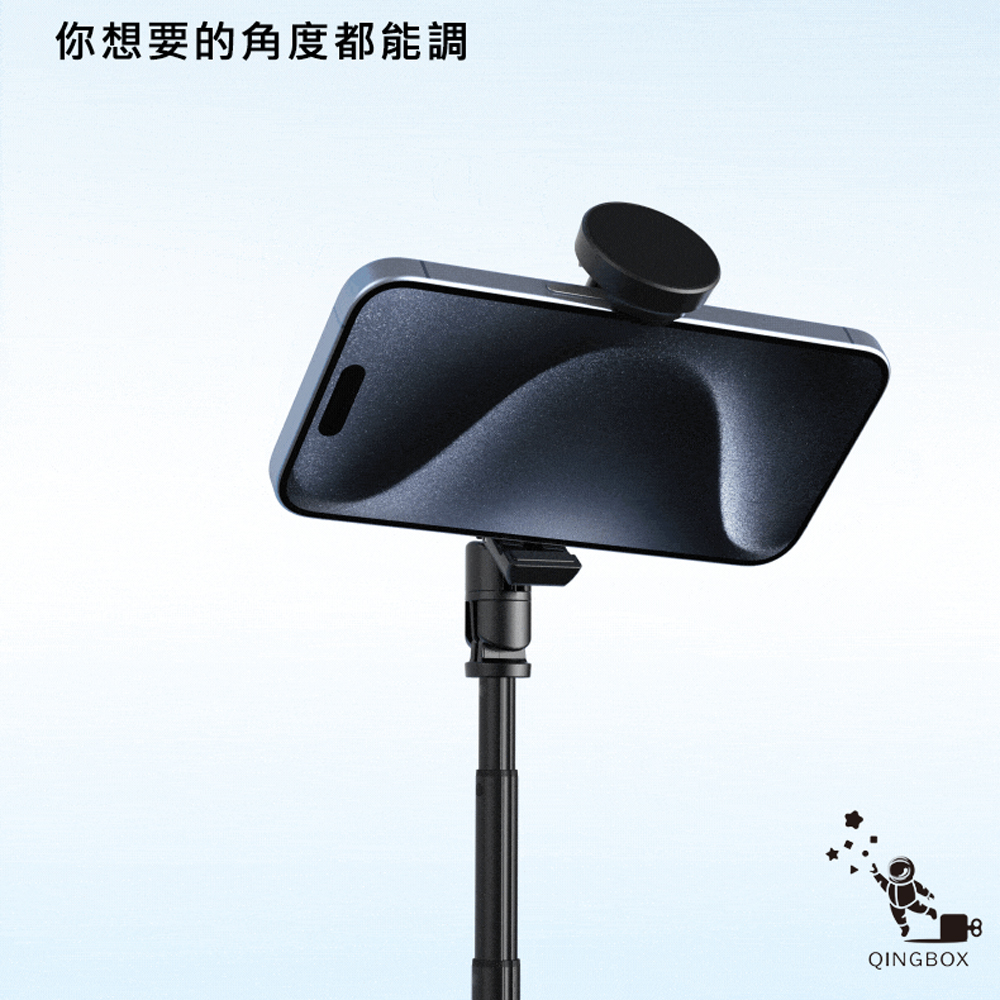 Rtako銳塔克 LQ Oth(RZP001)-AB226一體式自拍桿丟丟桿展開高度約1.7米, , large