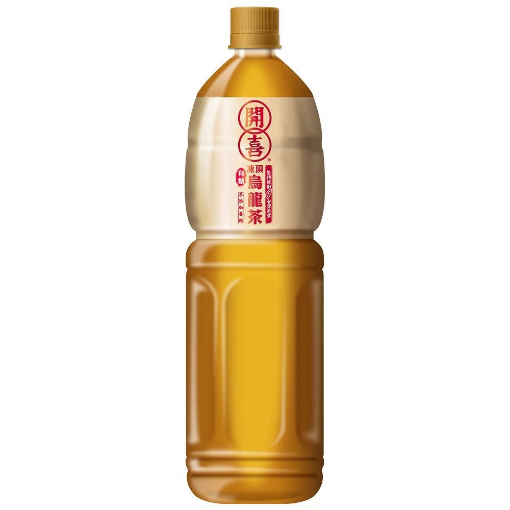 【德記洋行旗艦館】開喜凍頂烏龍茶有糖款1500mlx12入/箱, , large