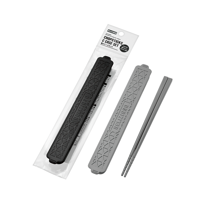 ECHO Chopsticks and Case Set &ndash; Geometric Pattern, , large