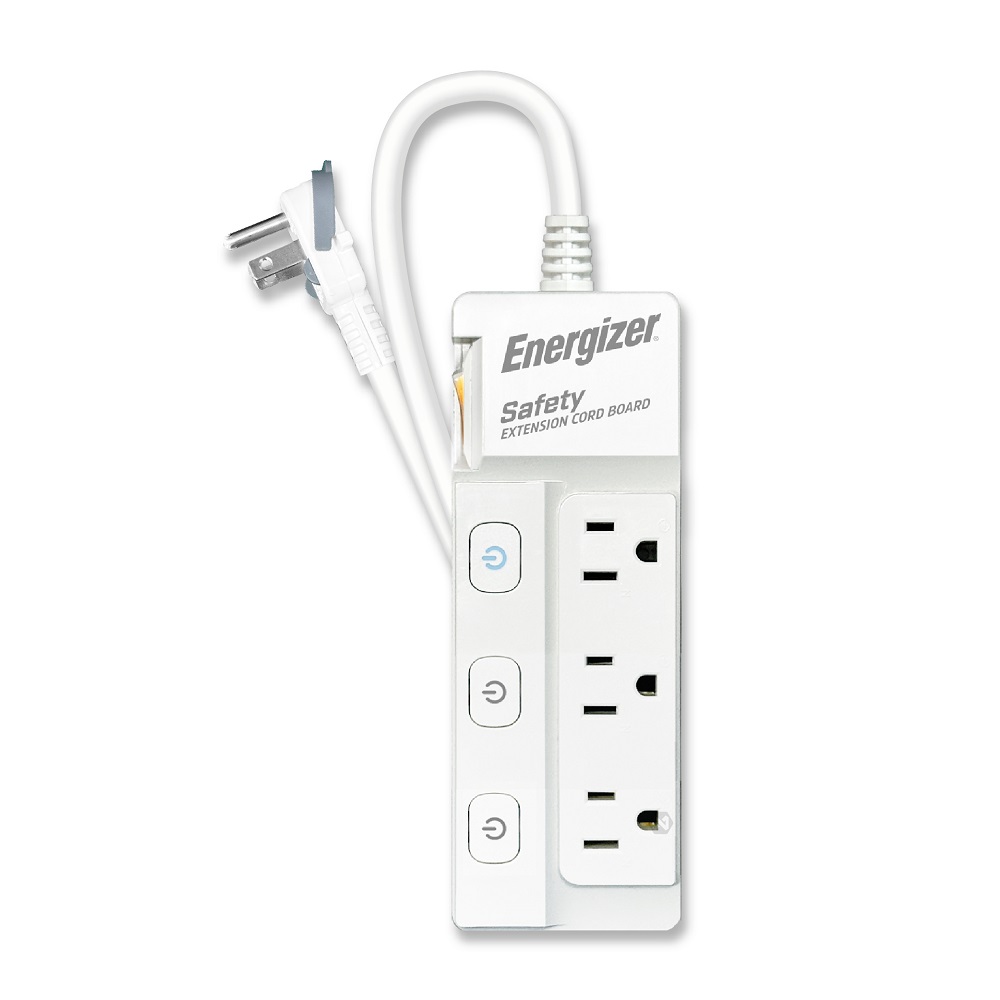 ENERGIZER 勁量 按壓式開關 延長線 4開3孔3座 1.8米 EPB-433L6, , large