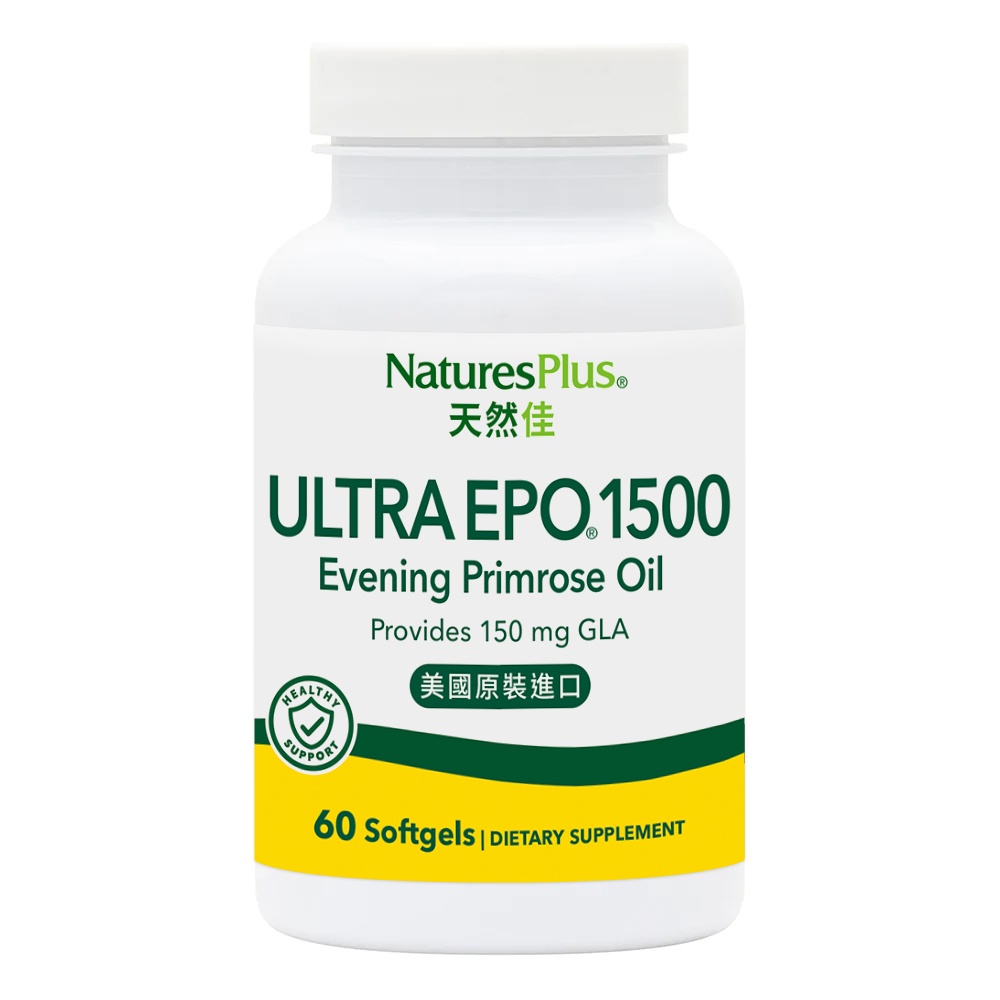 【NaturesPlus 天然佳】月見草油軟膠囊 (GLA 150毫克), , large