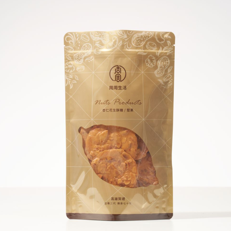 Almond Crispy Tile 200g | Handmade Thin Cookie with Rich Almond Aroma （【ChouChou Enterprise】）, , large