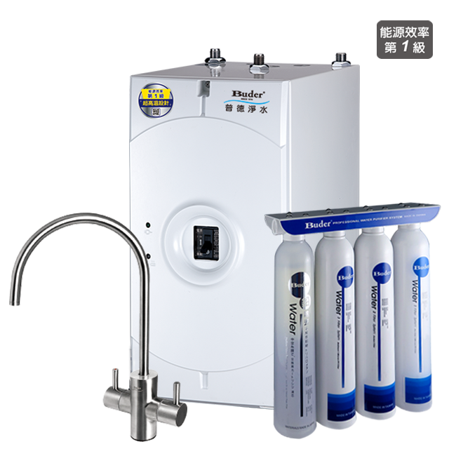 【Buder 普德】BD-3004A 廚下型冷熱飲水機 搭配 DC-1604 四道生飲淨水器, , large