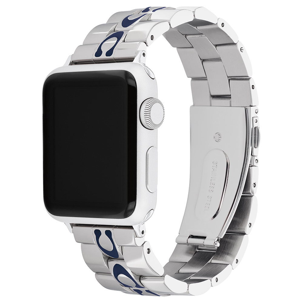 COACH Apple Watch 錶帶 38/40/41mm適用 品牌C字 不鏽鋼錶帶(不含手錶), , large