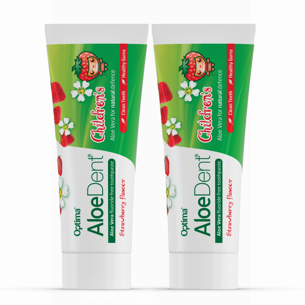 英國Aloe Dent-幼童防護牙膏(無氟)2入組, , large
