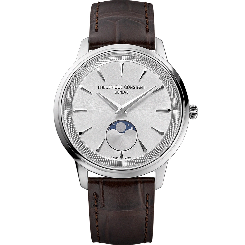CONSTANT 康斯登 Classics Moneta Moonphase 月相石英手錶 中性錶 FC-206S3S6, , large