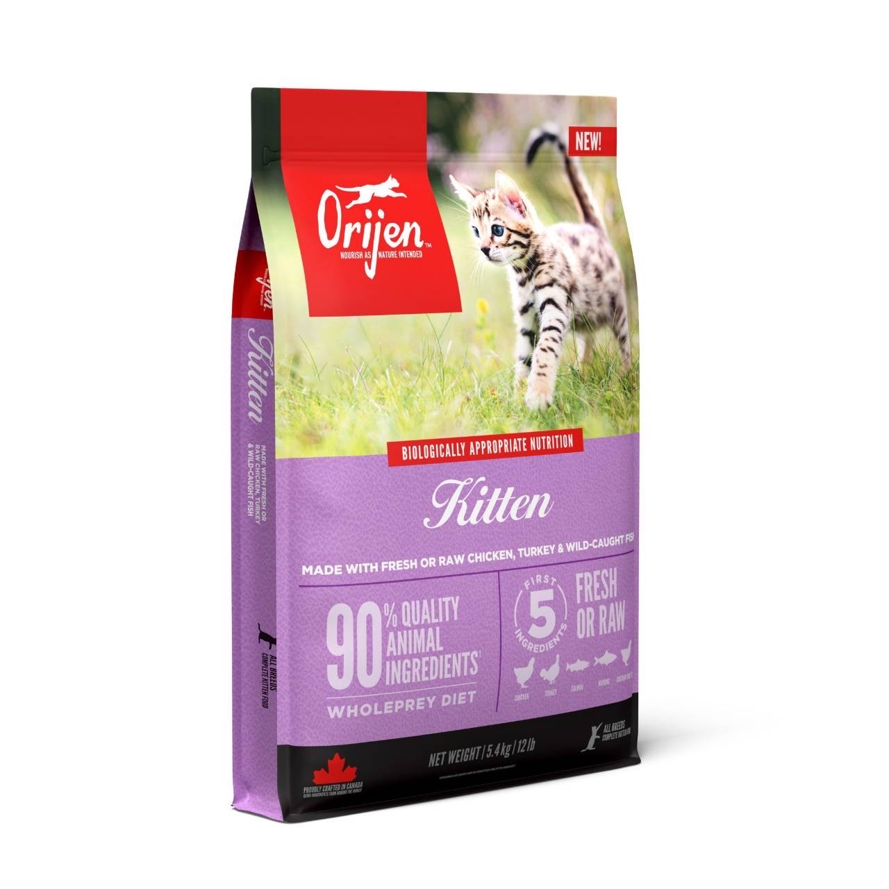 【Orijen 歐睿健】無穀貓飼料5.4Kg-鮮雞幼貓, , large
