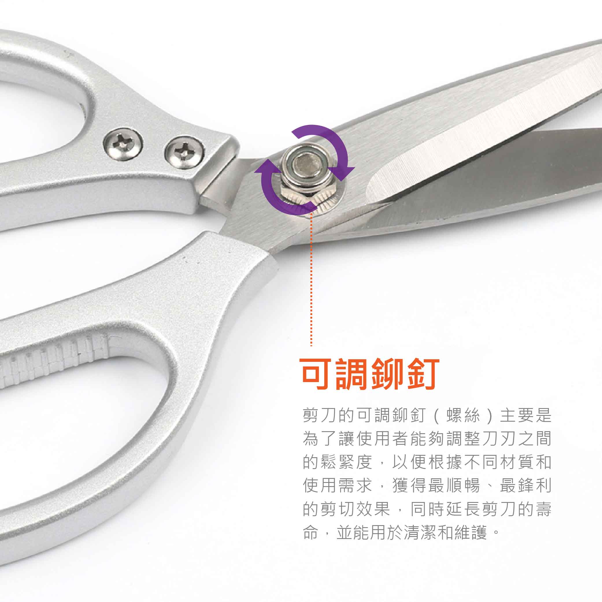 鉅玉經典｜JY頂級不鏽鋼萬用剪刀 JY-T800, , large