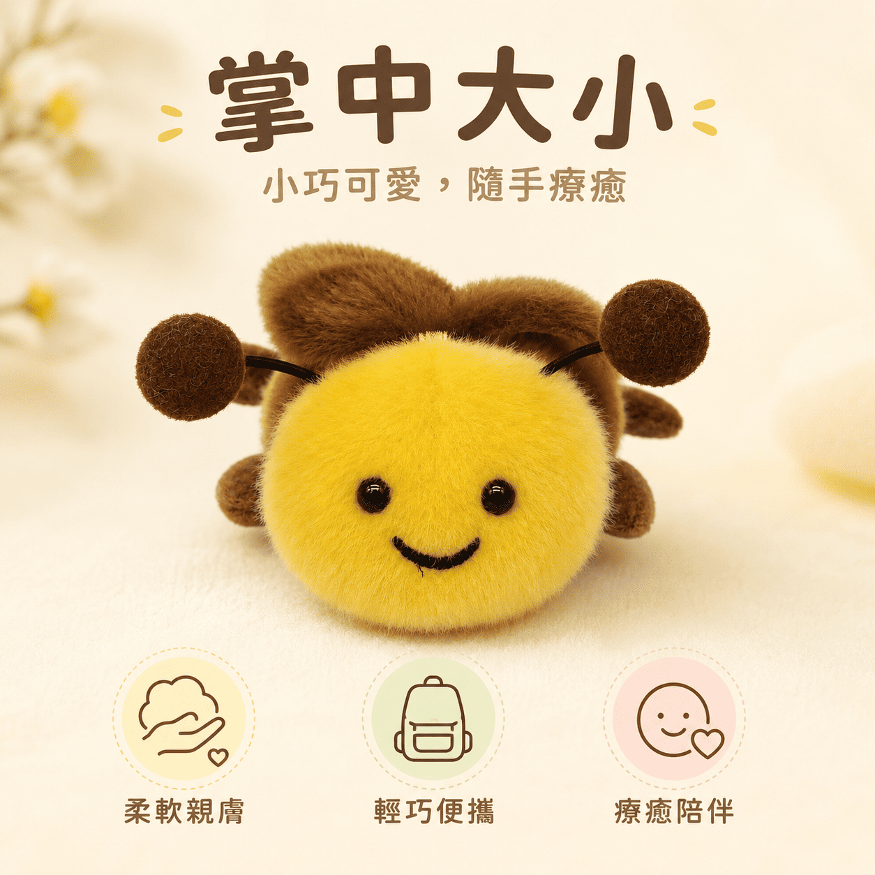 【際洋文化】象皮兔 蜜蜂掌中寶, , large