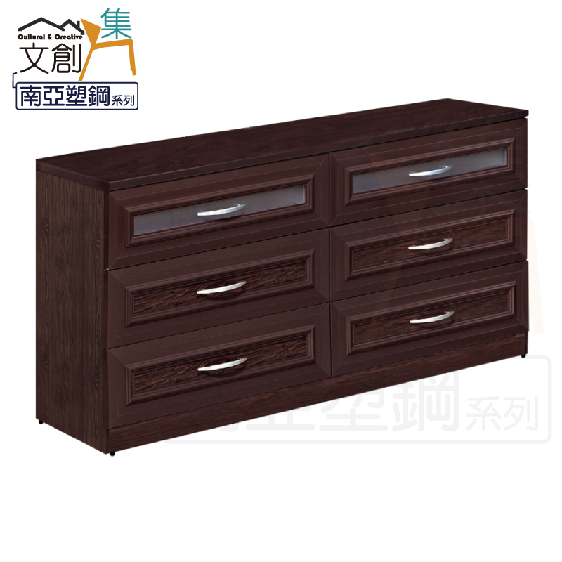 【文創集】海利 環保5.1尺南亞塑鋼六斗櫃/收納櫃(客約商品), , large