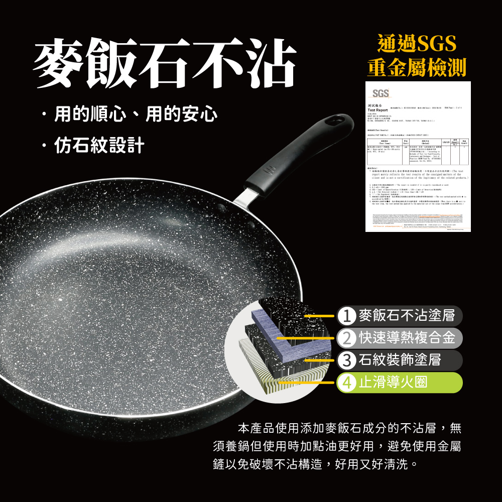 La Hos Frypan 32cm, , large