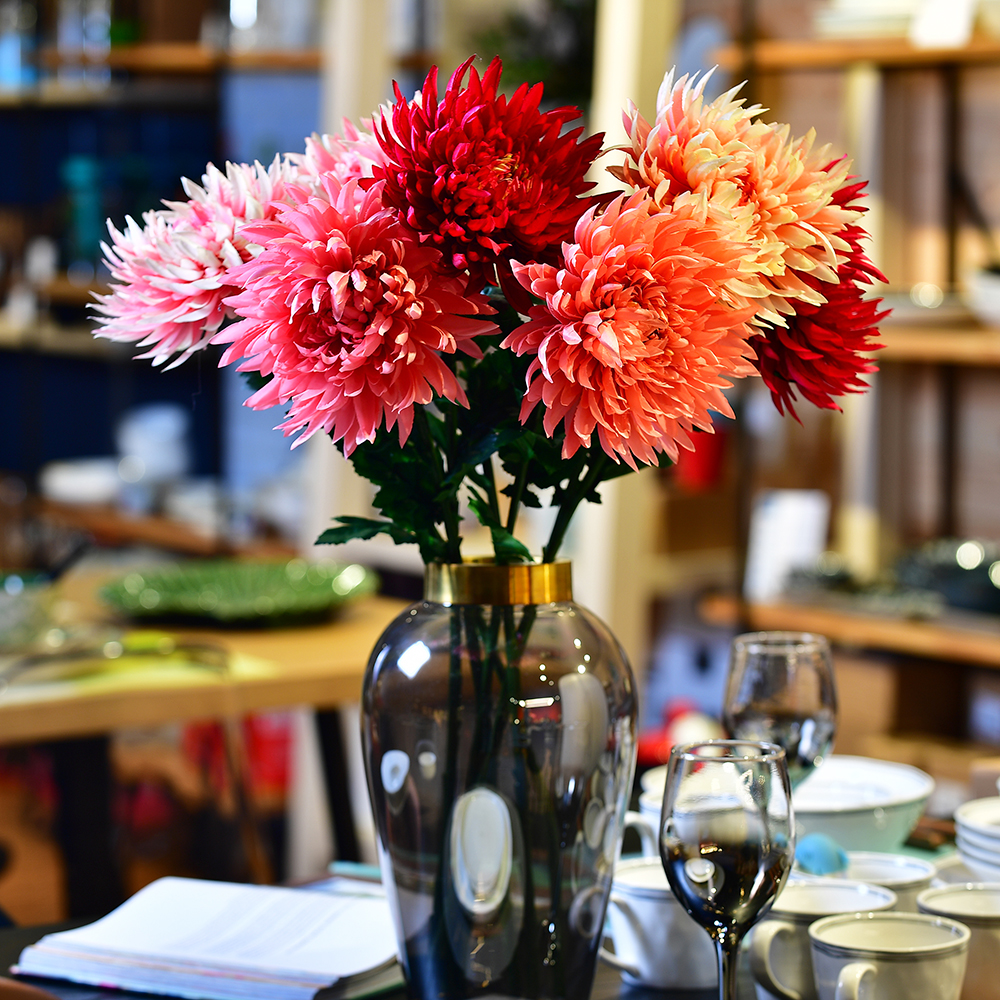 ARTIFICIAL CHRYSANTHEMUM SPARY-PINK, , large