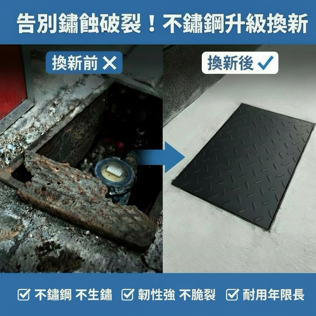【 SHAONIANNA.TW 】ᴗ̈  ༘  ◖台灣製304水錶蓋 全不鏽鋼製◗ 33*17公分.水蓋.可壓.開關水蓋.不易爆裂 ✦, , large
