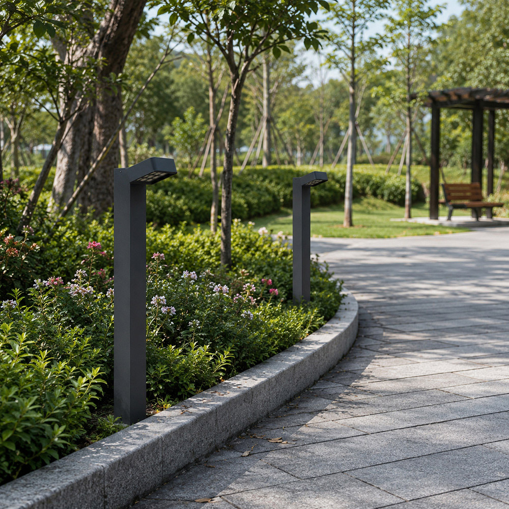 【H&R安室家】60CM多燈單邊LED戶外燈 景觀燈 公園燈 庭園燈HR23131, , large