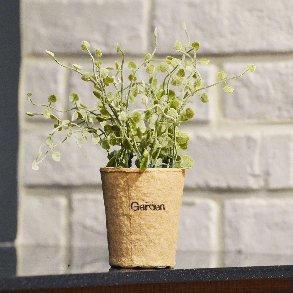 【YU Living】迷你仿真小清新綠色植物裝飾盆栽-愛之蔓, , large