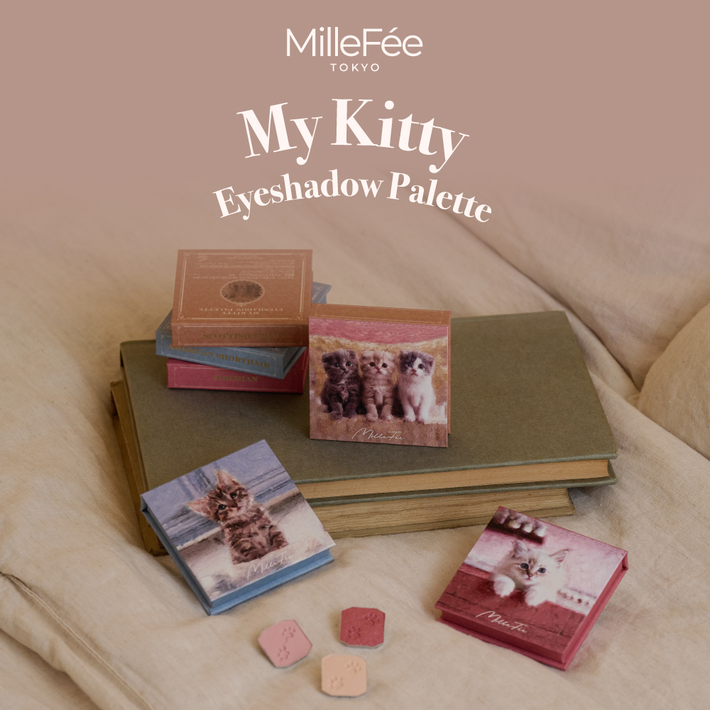 【千康嚴選】MilleF&eacute;e 喵星人眼影盤-03三花貓【盒損/短效】, , large