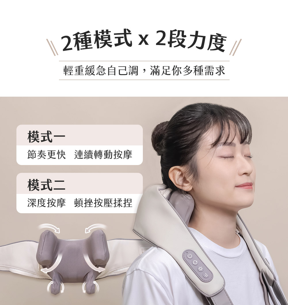 【3ZeBra三隻斑馬】好肩力｜斜方肌肩頸按摩器 天藍, 米白, large