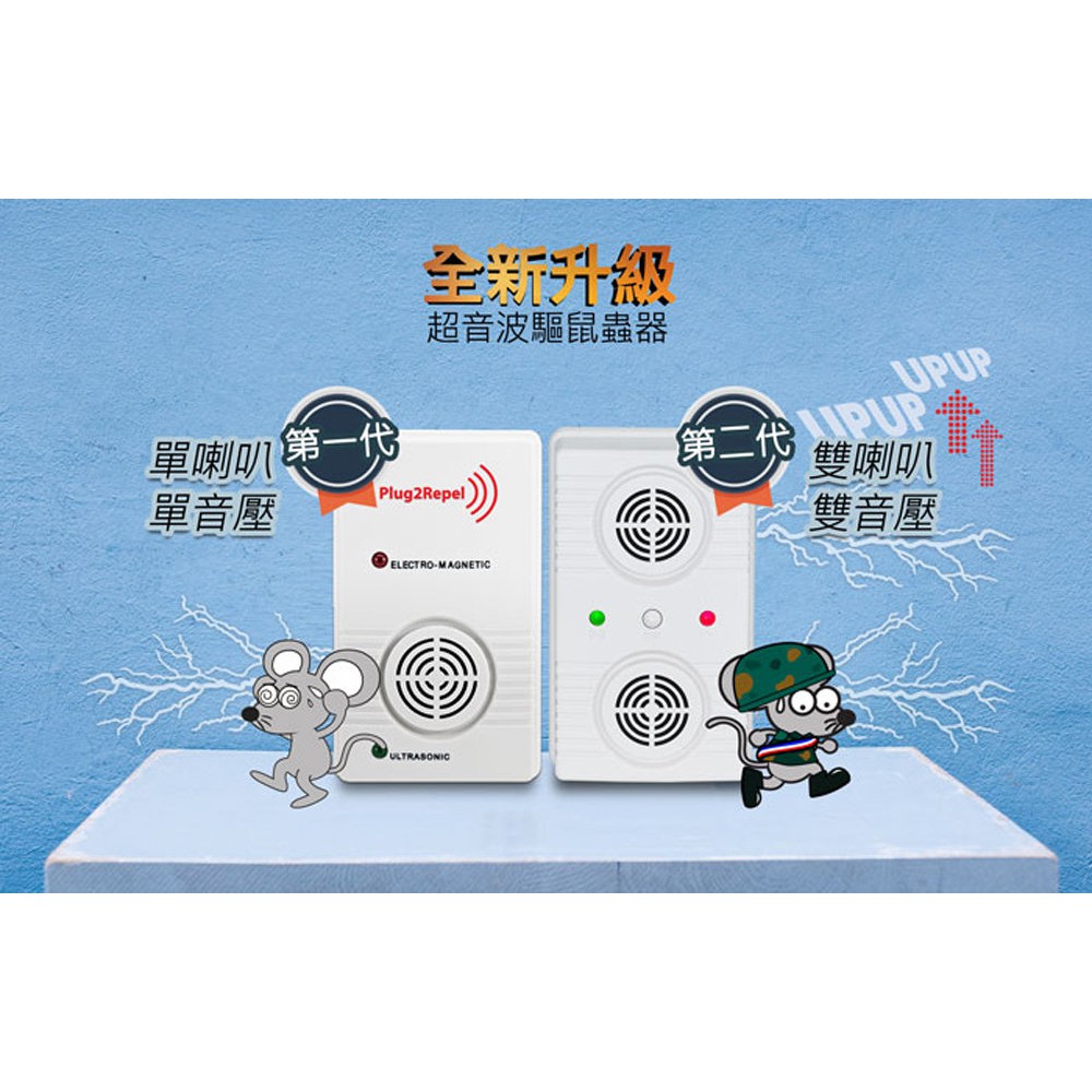GS MALL 台灣製造 超音波強力驅鼠機 物理驅鼠機 音波驅鼠器 超音波驅鼠 驅鼠器 驅鼠 驅蟲機 除蟲, , large