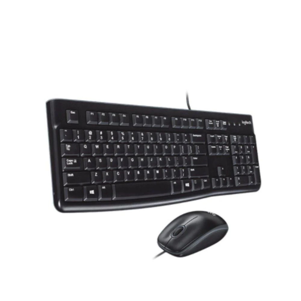Logitech computer keyboard and mouse, , large