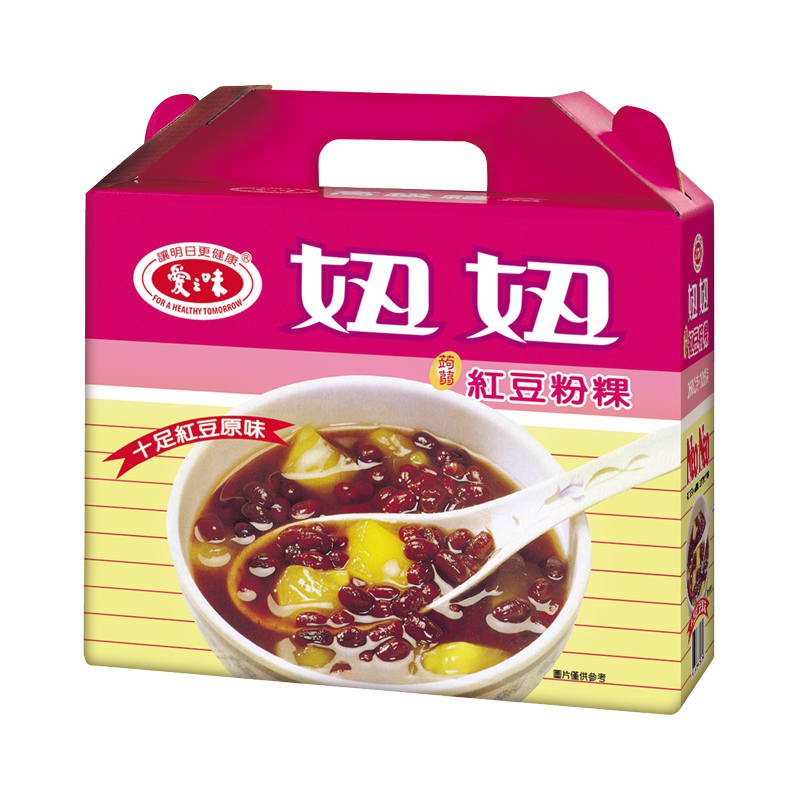 愛之味妞妞蒟蒻紅豆粉粿禮盒, , large