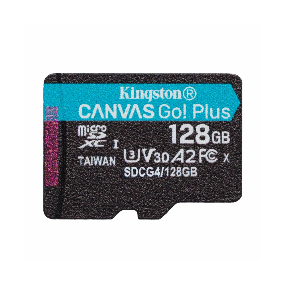 【Kingston】Canvas Go!Plus 128G SDCG4 SDXC A2 U3 V30 UHS-I 記憶卡 讀取速度:200MB/s, , large
