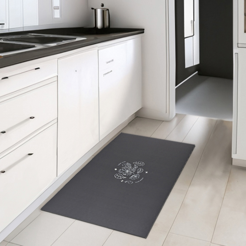 【Monster】 Soft Diatomaceous Earth Kitchen Absorbent Mat &ndash; Carved Pattern Series (80x50cm), , large