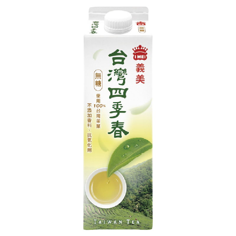 義美無糖台灣四季春936ml, , large