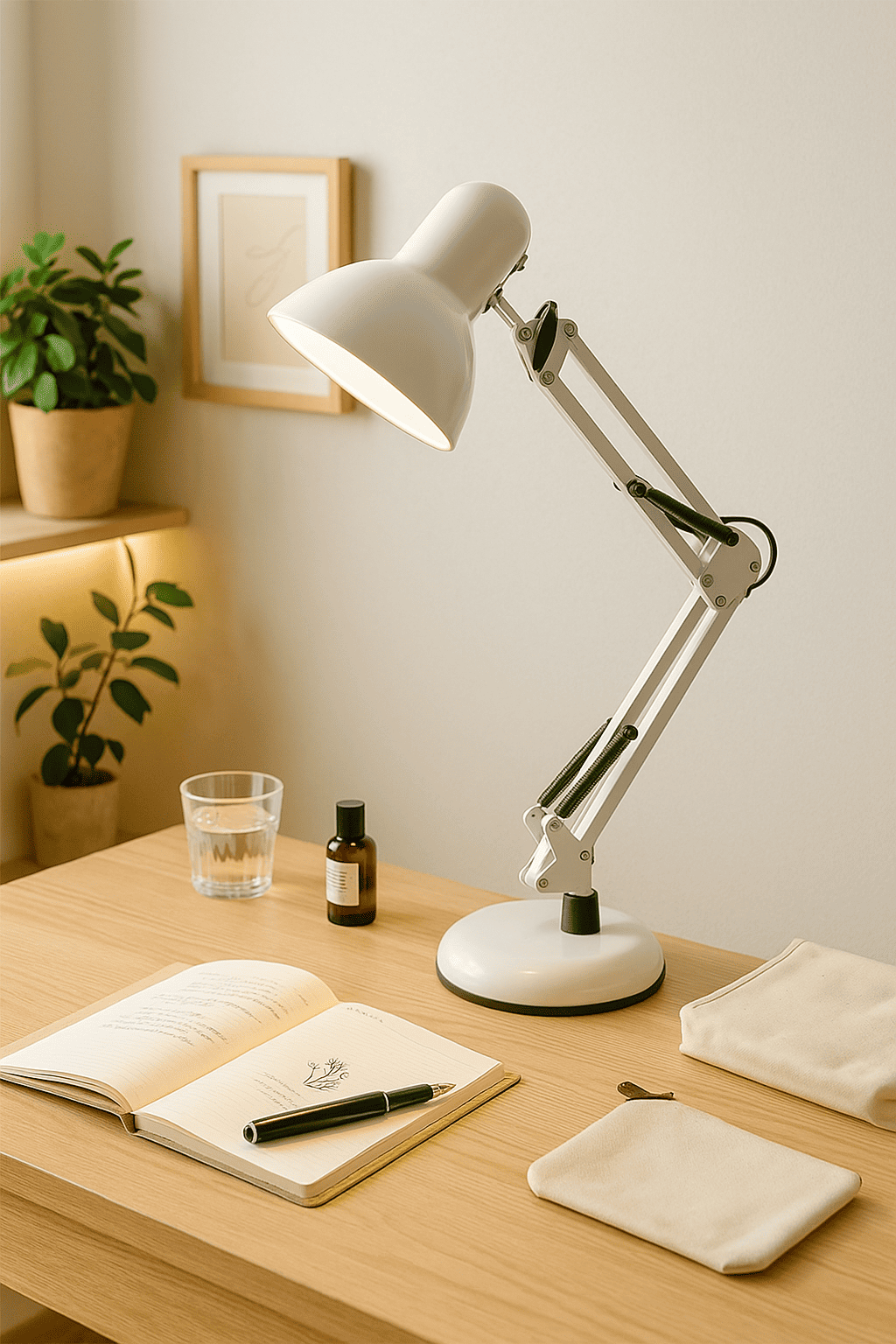 Classic 2-in-1 Desk & Clamp LED Lamp (White), , large