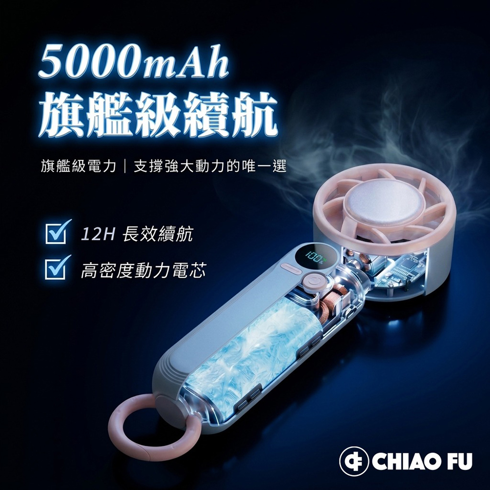 【巧福】手持製冷風扇 UC-602F 三色 手持扇/製冷風扇/電扇, , large