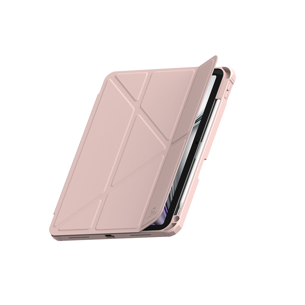 【HIPPORIZZ】iPad Air 11吋、 Air 10.9吋 Origo 晶透筆槽防摔殼 紅鶴粉色, , large