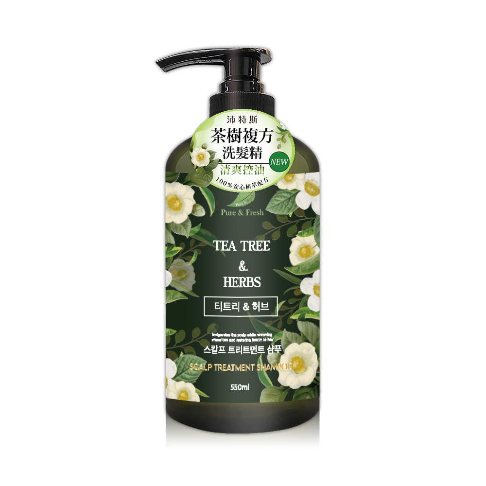 Pure  Fresh TEA TREEHERBS Shampoo, , large