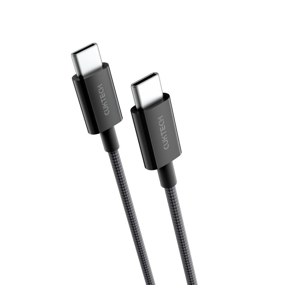 【三入組】CUKTECH 酷態科 60WType-C轉Type-C 3A CTC315P 傳輸線 充電線 編織數據線-150公分, , large