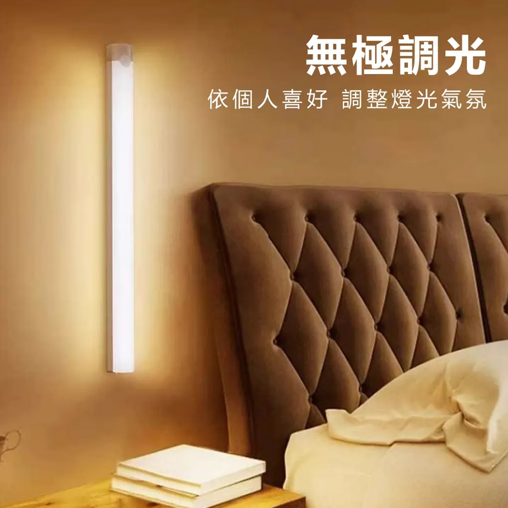 EDSDS愛迪生 EDS-G2020 LED充電式磁吸人體感應燈 20CM 無極調光 USB充電小夜燈, , large