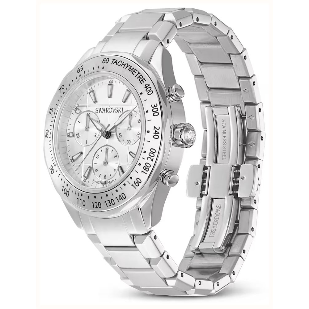 SWAROVSKI 施華洛世奇 Dextera 運動風計時手錶 中性錶 男錶-39mm 生日情人 5744561, , large