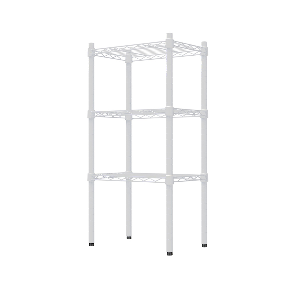 【Y HOUSE】45x30x90公分 輕型三層鐵架 鐵力士架 -烤漆黑/烤漆白, , large