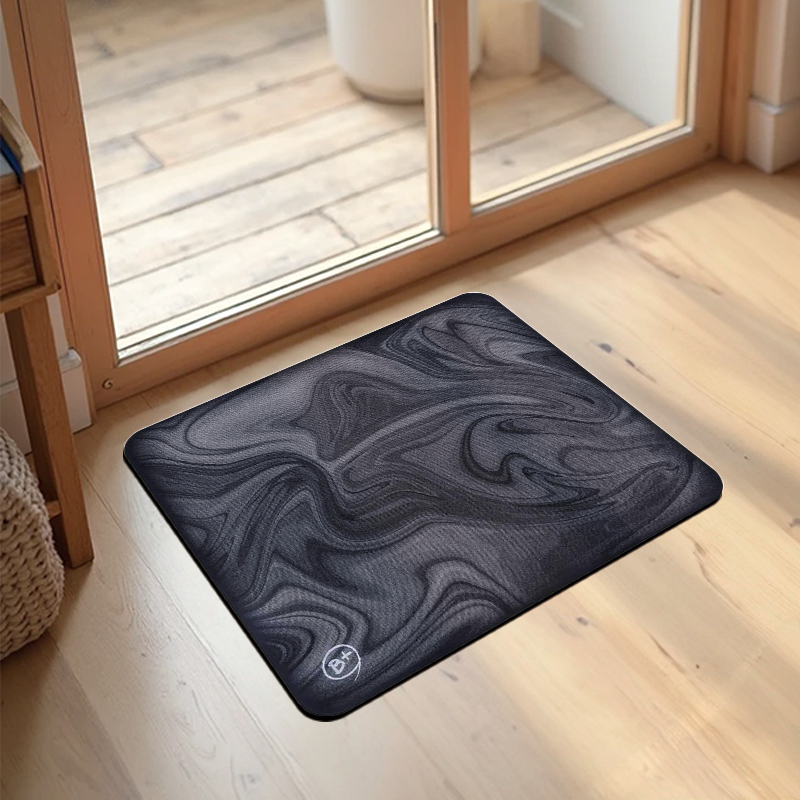 【Monster】B+ Soft Diatomaceous Earth Absorbent Mat &ndash; Flowing Sand Series (45x40cm) &ndash; Sand Black, , large