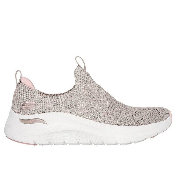 Kixpress-Skechers Arch Fit 2.0 女 運動休閒鞋 舒適 百搭 米 粉紅 [150321TPPK], , large