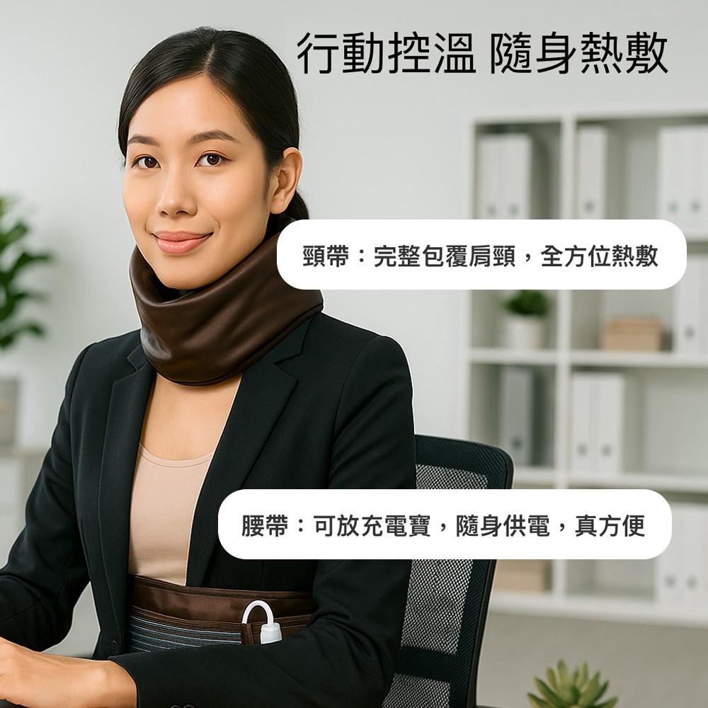 陶石行動溫熱眼頸帶, , large