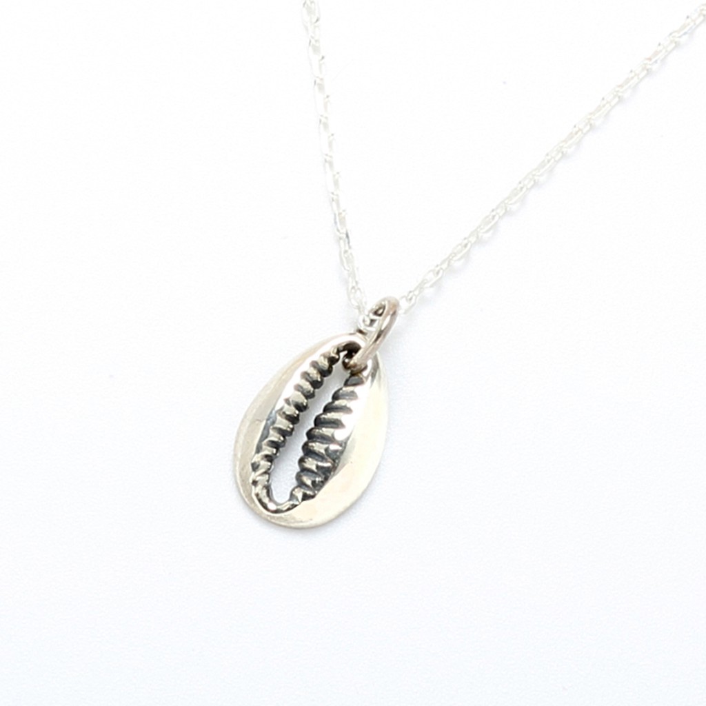 【Angel & Me】Shell fossil s925 sterling silver necklace Sea Birthday Gift, , large