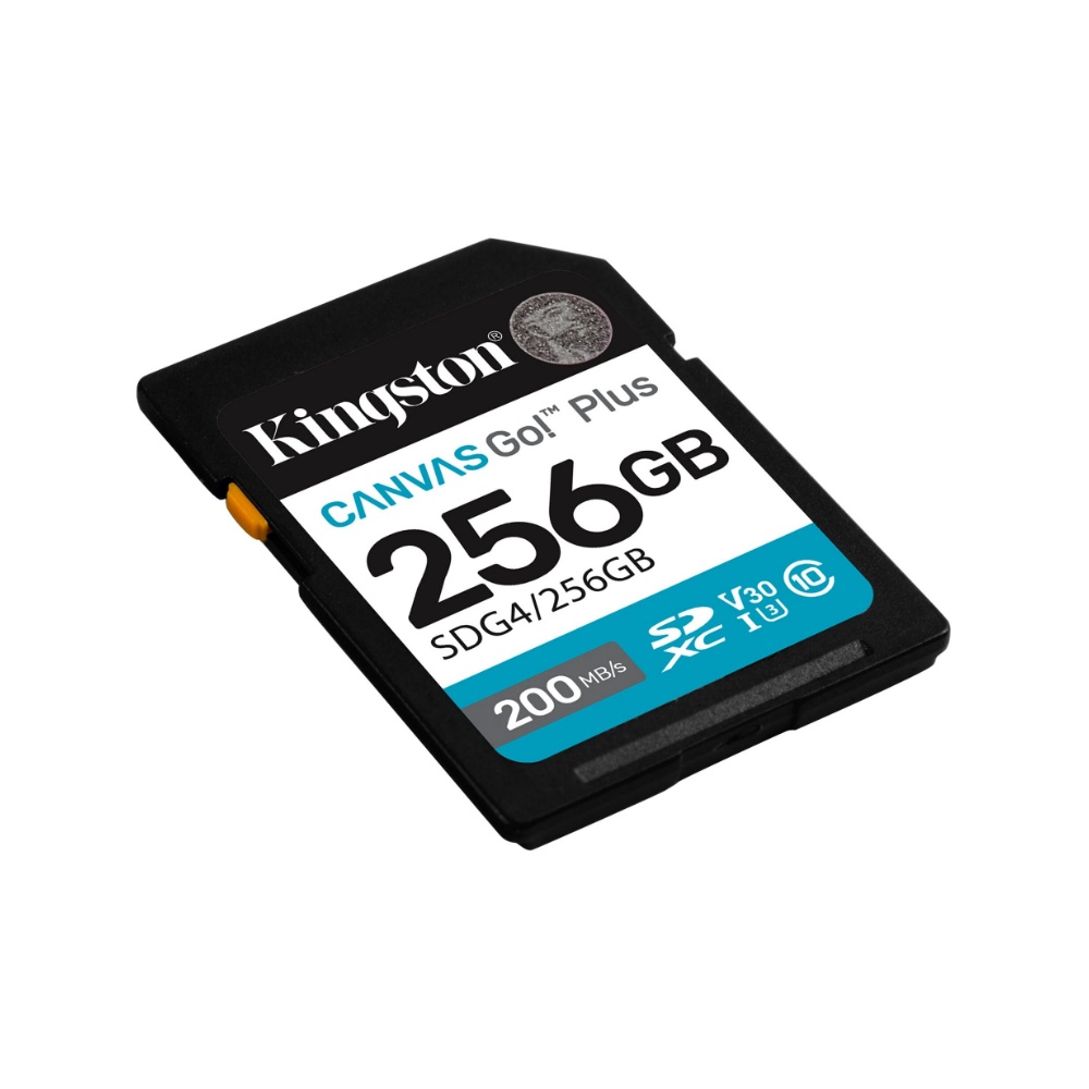 【Kingston】Canvas Go! Plus 256G SDG4 SDXC A2 U3 V30 UHS-I 記憶卡 讀取速度:200MB/s, , large