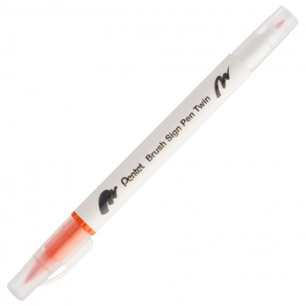 【 Pentel 飛龍 】雙頭柔繪筆 10支/盒 SESW30C   -  多款可選, , large