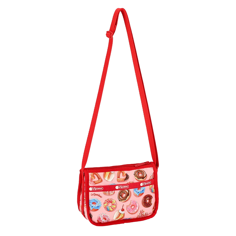LesportsacClassic Mini Hobo 時尚迷你小型斜背包 側背包 小廢包 手機包 送禮 禮物 女包(甜甜圈派對), , large